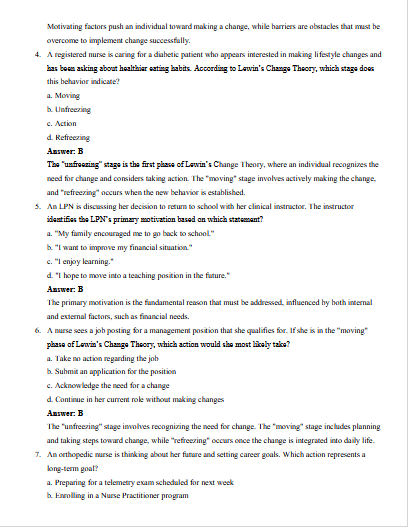 Test Bank for LPN to RN Transitions 5th Edition by Lora Claywell - Image 3